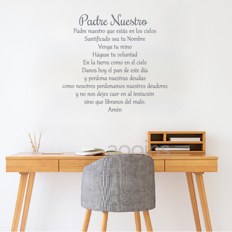 우리 아버지 주님의기도 데칼 스페인어 Padre Nue - Interior Design Quotes 리뷰 및 가격