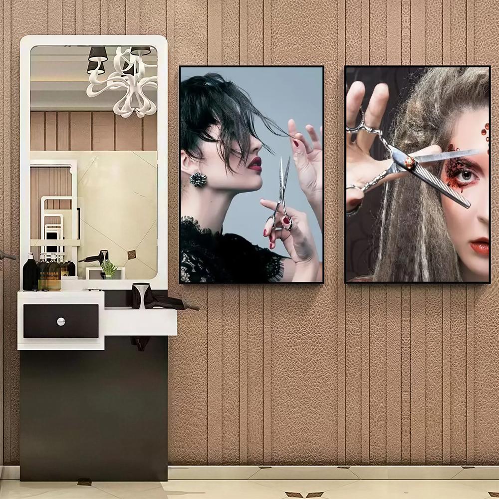 현대적인 헤어 살롱 HD 벽 예술 포스터 뷰티 장식 미 - Interior Design Hd 리뷰 및 가격