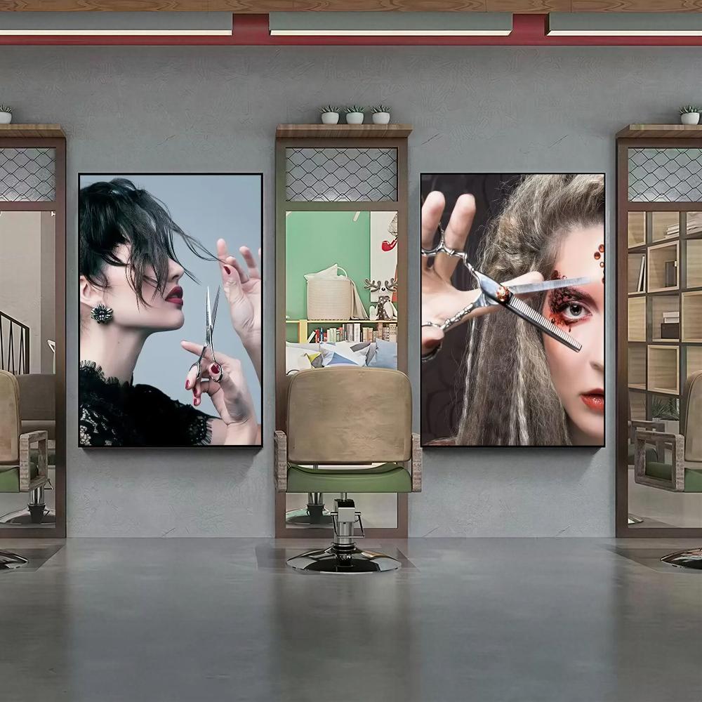 현대적인 헤어 살롱 HD 벽 예술 포스터 뷰티 장식 미 - Interior Design Hd 리뷰 및 가격