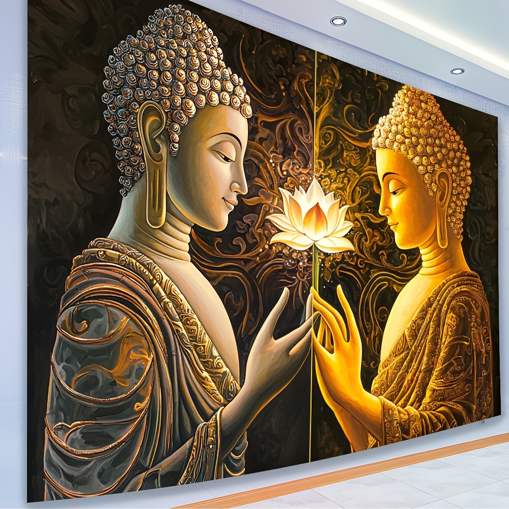 부처님 연꽃 벽 태피스트리 영적 예술 장식 선 명상 테 - Interior Design Zen Style 리뷰 및 가격