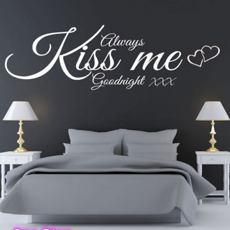 Wall Decal Quote 항상 나에게 굿나잇 키스 - Interior Design Quotes 리뷰 및 가격