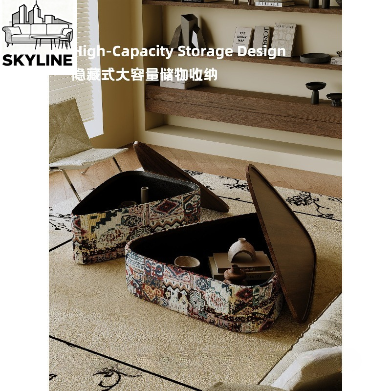 기하학적 삼각형 모서리 커피 테이블 내장형 수납 선반  - Geometric Shelf Triangle 리뷰 및 가격