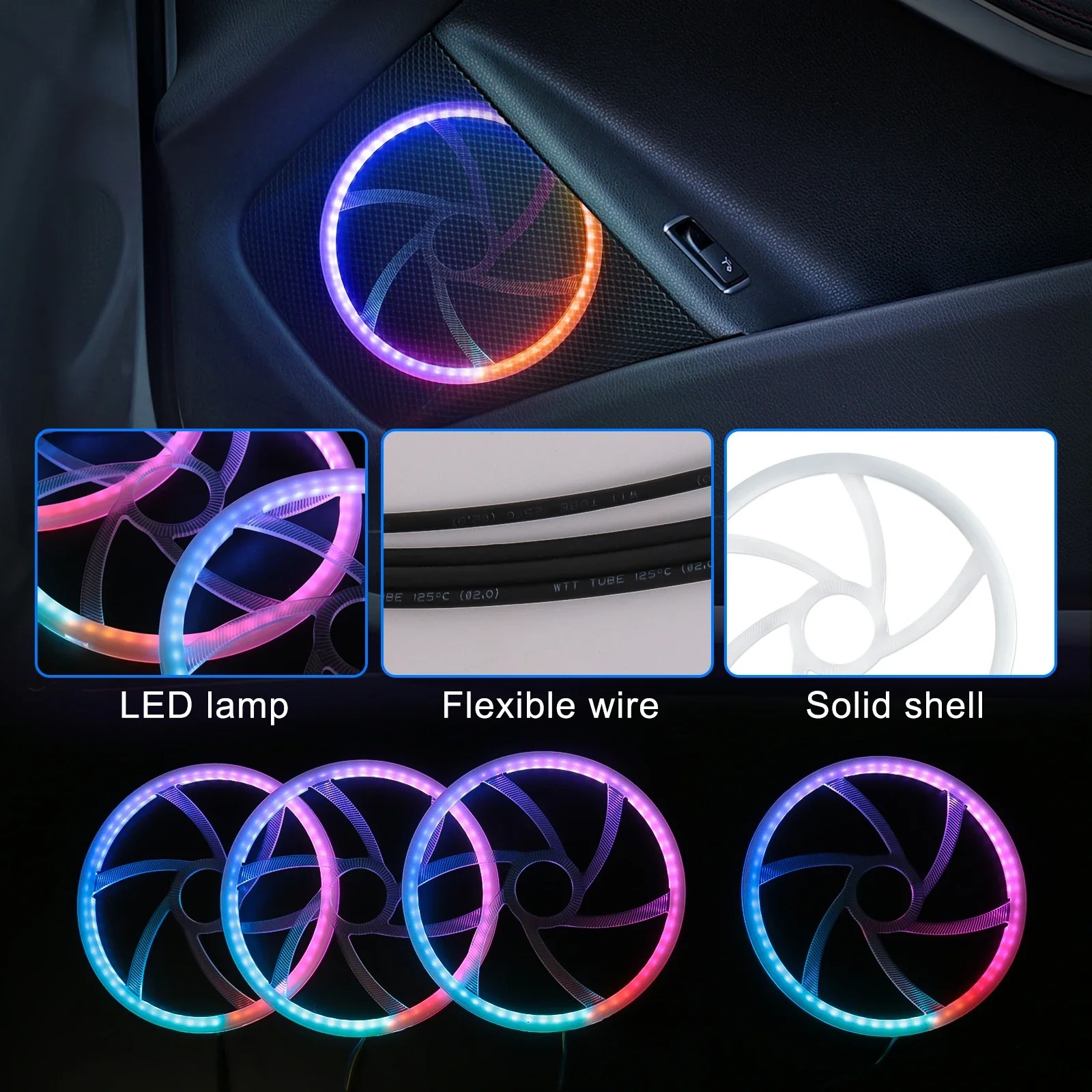 6 in 1 전용 차량용 LED 실내 무드등 RGB 6 - Interior Design Visualizer 리뷰 및 가격