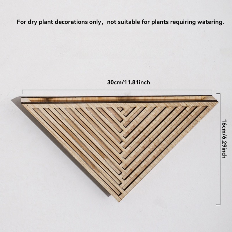 1개입 라이트 우드 기하학적 라인 삼각형 플로팅 선반  - Geometric Shelf Triangle 리뷰 및 가격